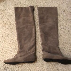 OTK Gray suede boots